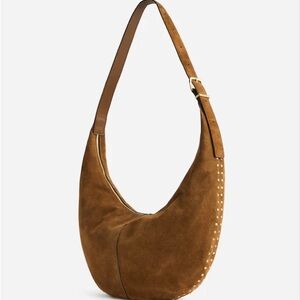 Madewell Essential Curve Shoulder Bag Suede